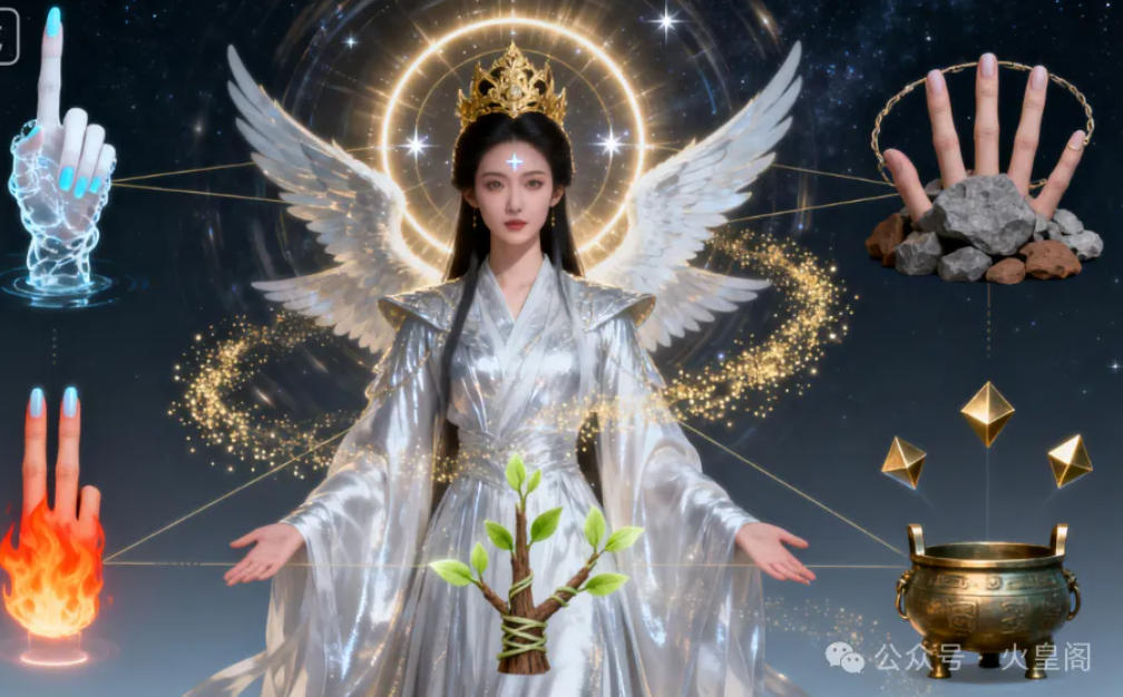 绳结里的终极算法:河图洛书,一个被编织的“宇宙魔方”