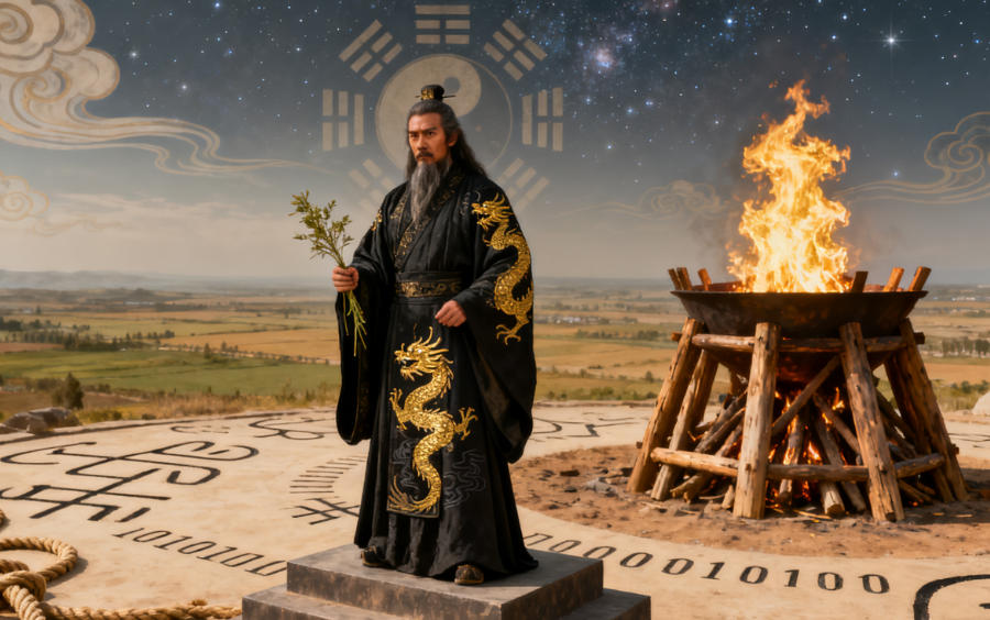 伏羲画卦：火皇阁告诉你这是中原大地最早的智慧觉醒