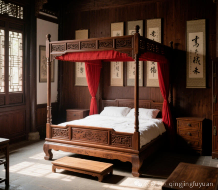 椿木为床，福泽绵长：被低估的 “风水神器”，老椿木大床凭什么成为古人的 “婚床首选”？