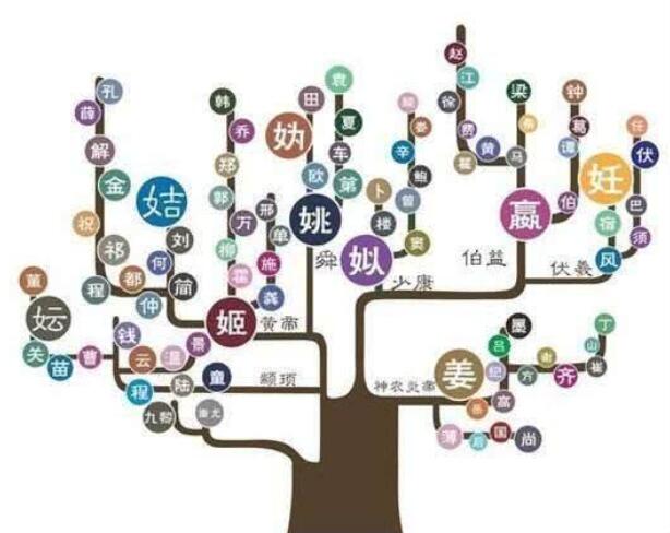 华夏姓氏三大分支表:你是炎黄子孙,还是蚩尤后裔?此图一目了然