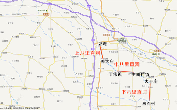 项城直河的传说，项城汾河的来历