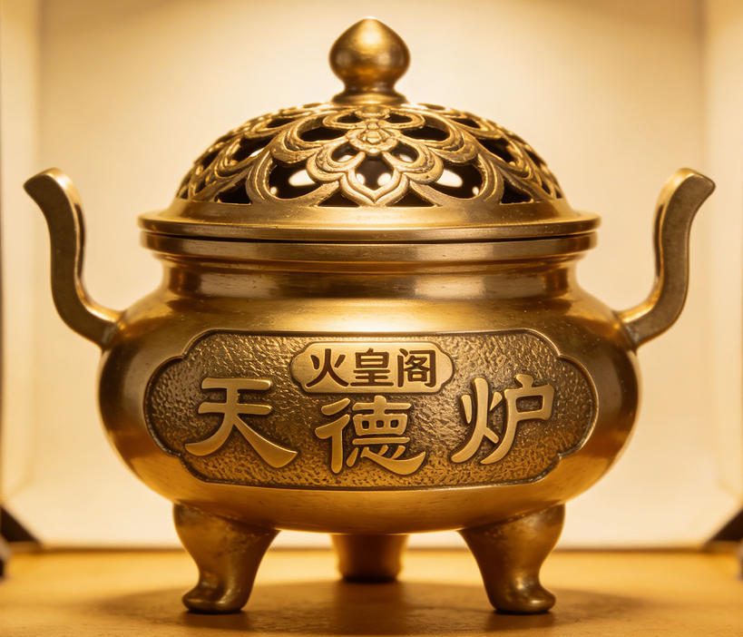 天德炉·香薰炉：圆融化生的香道哲学器